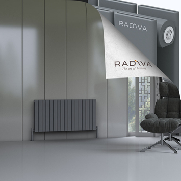 Radiva - Oti Radiateur En Aluminium 600x1254 Anthracite