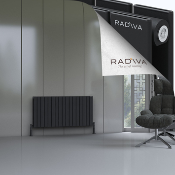 Radiva - Oti Radiateur En Aluminium 600x1254 Noir