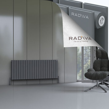 Radiva - Oti Radiateur En Aluminium 600x1550 Anthracite