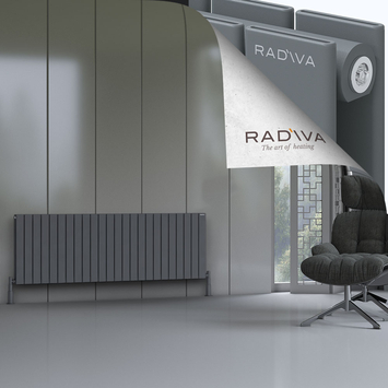 Radiva - Oti Radiateur En Aluminium 600x1772 Anthracite