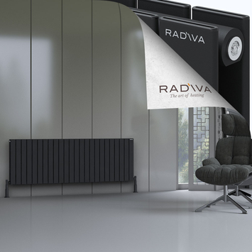 Radiva - Oti Radiateur En Aluminium 600x1772 Noir