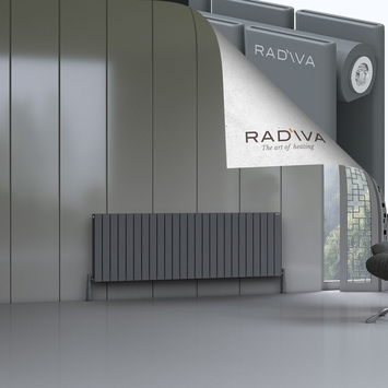 Radiva - Oti Radiateur En Aluminium 600x1846 Anthracite