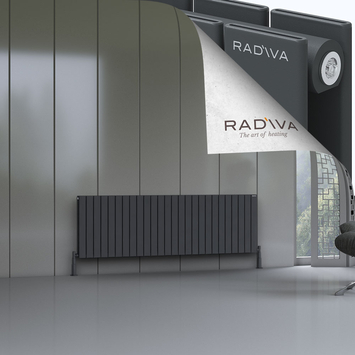 Radiva - Oti Radiateur En Aluminium 600x1920 Anthracite Foncé