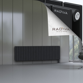 Oti Radiateur En Aluminium 600x2068 Noir - Thumbnail