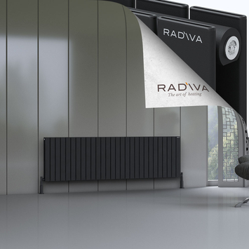 Radiva - Oti Radiateur En Aluminium 600x2068 Noir