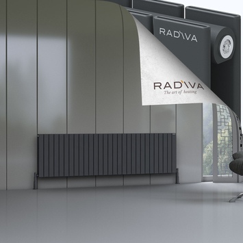 Radiva - Oti Radiateur En Aluminium 600x2142 Anthracite Foncé