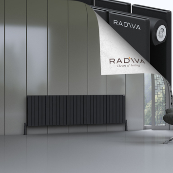 Radiva - Oti Radiateur En Aluminium 600x2142 Noir