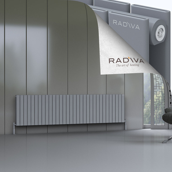 Radiva - Oti Radiateur En Aluminium 600x2364 Gris