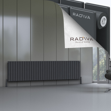 Radiva - Oti Radiateur En Aluminium 600x2438 Anthracite Foncé