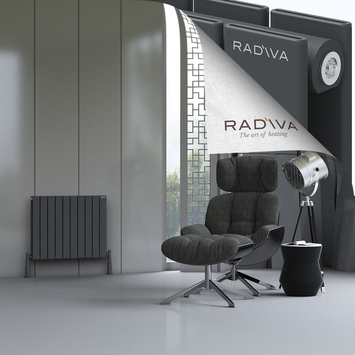 Radiva - Oti Radiateur En Aluminium 600x736 Anthracite Foncé