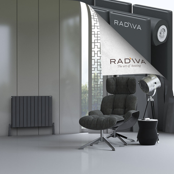 Radiva - Oti Radiateur En Aluminium 600x810 Anthracite Foncé