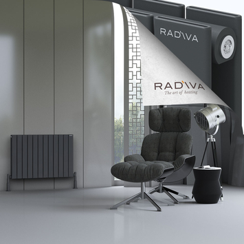 Radiva - Oti Radiateur En Aluminium 600x884 Anthracite Foncé