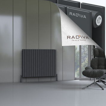 Radiva - Oti Radiateur En Aluminium 900x1180 Anthracite Foncé