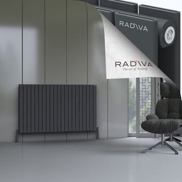 Radiva - Oti Radiateur En Aluminium 900x1550 Anthracite Foncé