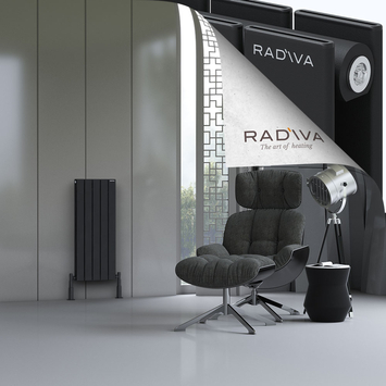Radiva - Oti Radiateur En Aluminium 900x366 Noir