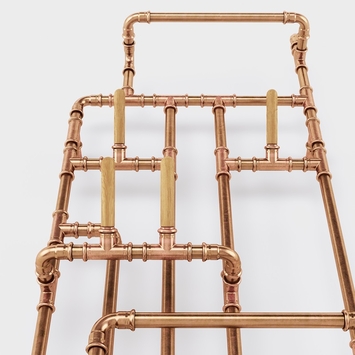 Radiva - PAJAK Design Towel Warmer 631x1800 Copper