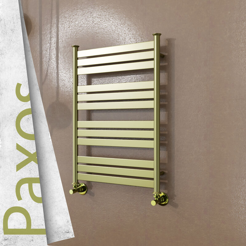 PAXOS Paslanmaz Çelik Havlupan 560x750 Altın Satine