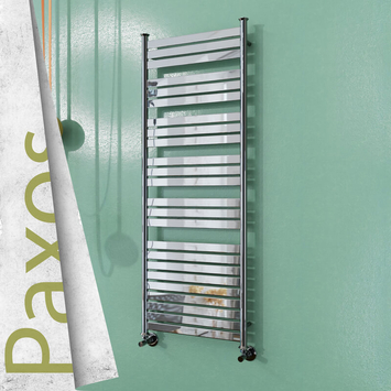 Radiva - Paxos Sèche Serviettes Décoratif 560x1486 (Acier Inoxydable) Finition de polissage