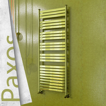 Radiva - Paxos Sèche Serviettes Décoratif 560x1486 (Acier Inoxydable) Or