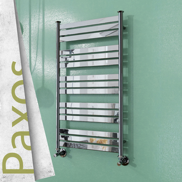 Radiva - Paxos Sèche Serviettes Décoratif 560x986 (Acier Inoxydable) Finition de polissage