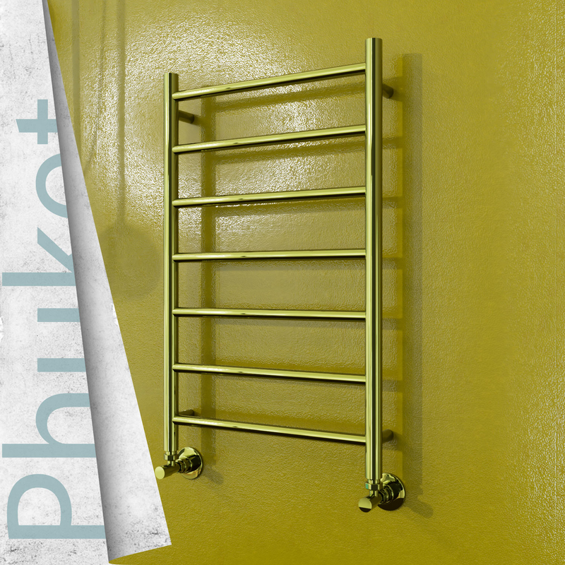 Phuket Decorative Towel Warmer 500x800 (Stainless Steel) Gold