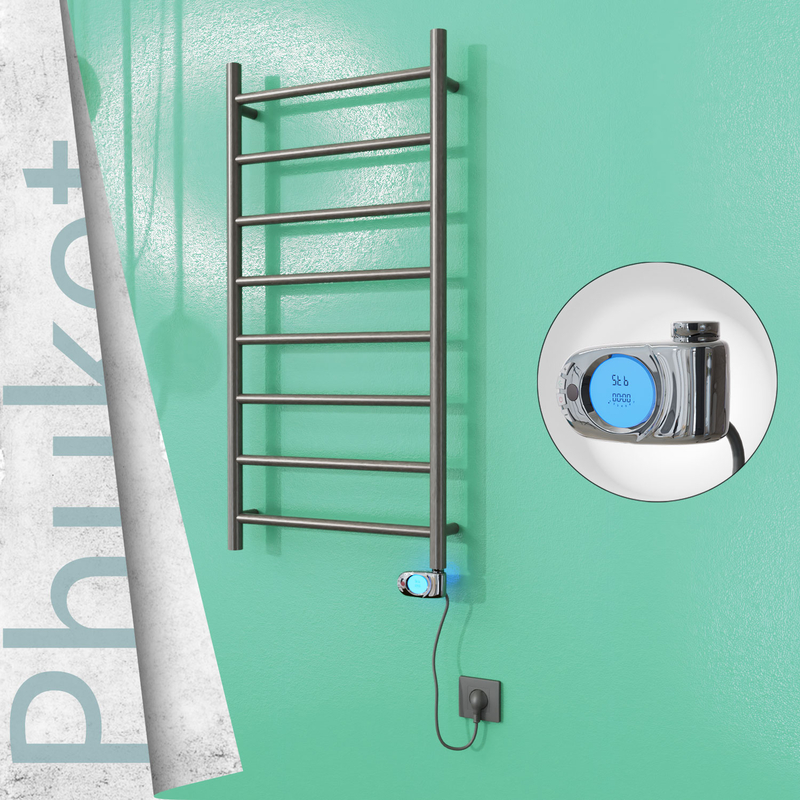 Phuket Electric Towel Warmer 200 W 500x1000 Satine Finish (Musa Thermostat)