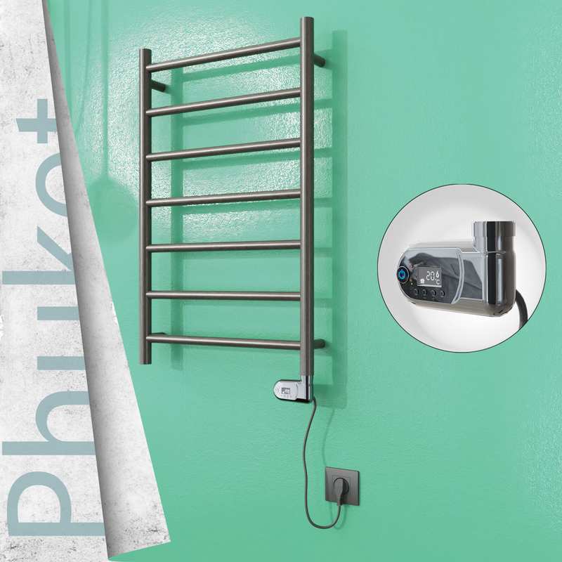 Phuket Electric Towel Warmer 200 W 500x800 Satine Finish (Thesis Thermostat)