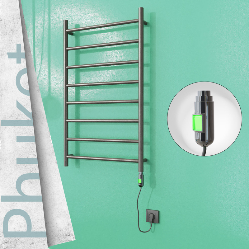 Phuket Electric Towel Warmer 200 W 600x1000 Satine Finish (On/Off)