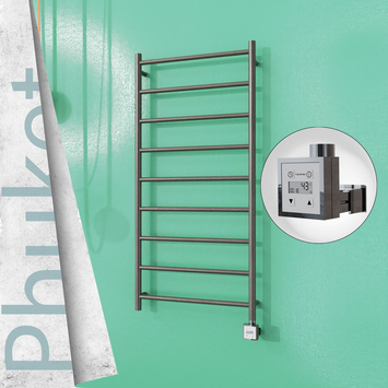 - Phuket Electric Towel Warmer 600x1200 Satine Finish Ktx3 200 W  - Phuket Electric Towel Warmer 600x1200 Satine Finish Ktx3 200 W