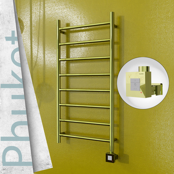  - Phuket Sèche Serviettes Electrique 500x1000 Or Ktx1 200 Watt