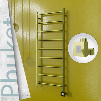  - Phuket Electric Towel Warmer 500x1200 Gold Ktx1 200 W