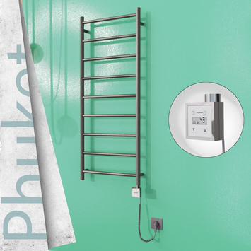 Radiva - Phuket Elektrikli Havlupan 500x1200 Satine Polisaj (KTX3 Termostat) 200W Spiral Kablolu