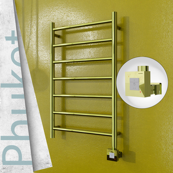  - Phuket Sèche Serviettes Electrique 500x800 Or Ktx1 200 Watt