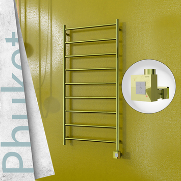 Radiva - Phuket Elektrikli Havlupan 600x1200 Altın (KTX1 Termostat) 300W