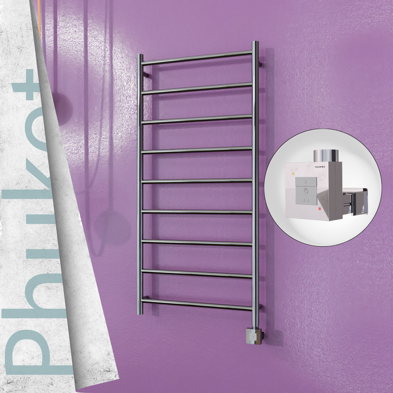 Phuket Electric Towel Warmer 600x1200 Mirror Finish Ktx1 200 W