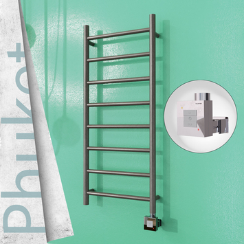 Radiva - Phuket Elektrikli Paslanmaz Çelik Havlupan 400x1000 Satin Polisaj (KTX1 Termostat) 200W