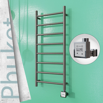 Radiva - Phuket Elektrikli Paslanmaz Çelik Havlupan 400x1000 Satin Polisaj (KTX3 Termostat) 200W