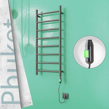 Radiva - Phuket Elektrikli Paslanmaz Çelik Havlupan 400x1000 Satin Polisaj (On/Off Düğmeli) 200W