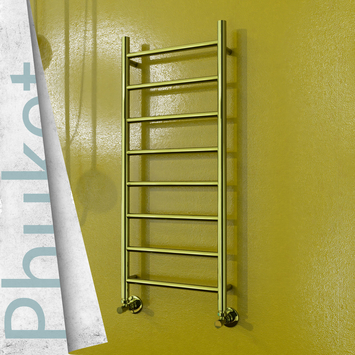 Radiva - Phuket Paslanmaz Çelik Havlupan 400x1000 Altın