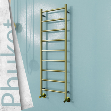 Radiva - PHUKET Paslanmaz Çelik Havlupan 400x1200 Satine Altın