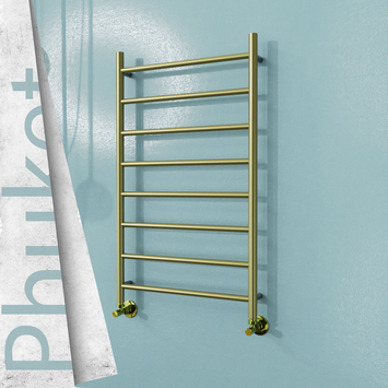 Radiva - Phuket Paslanmaz Çelik Havlupan 600x1000 Satine Altın