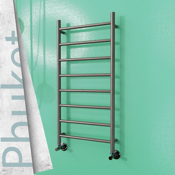 Radiva - Phuket Sèche Serviettes Décoratif 500x1000 (Acier Inoxydable) Finition peinture satiné