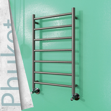 - Phuket Sèche Serviettes Décoratif 500x800 (Acier Inoxydable) Finition peinture satiné  - Phuket Sèche Serviettes Décoratif 500x800 (Acier Inoxydable) Finition peinture satiné