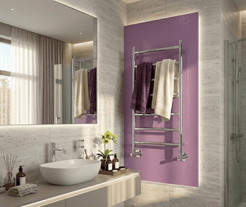 Radiva - Phuket Sèche Serviettes Décoratif 500x800 (Paslanmaz Çelik) Ayna Polisajlı