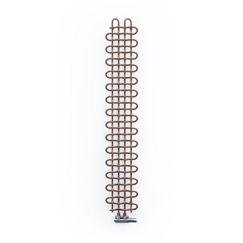 Radiva - PLC V Design Towel Warmer 263x1580 Copper