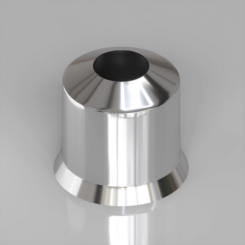 Radiva - PPRC Tesisatlar İçin Havlupan Boru Gizleme Kılıfı Krom