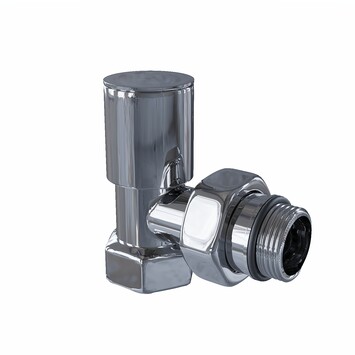Radiva - Radiator Valve 1/2'' Chrome Corner (Metal Head)