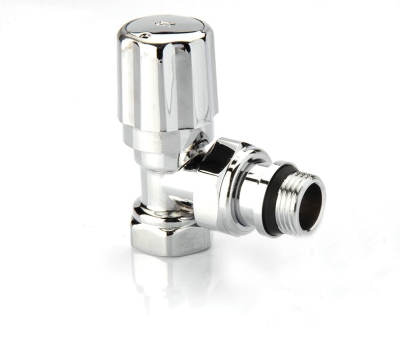 Radiator Valve 1/2'' Chrome Corner (Plastic Head )