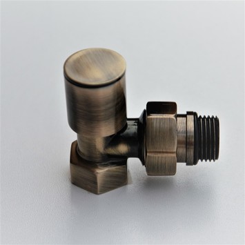 Radiva - Radyatör Vanası 1/2'' Antik Köşe (Metal Volanlı)