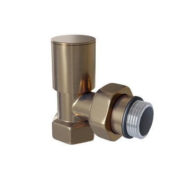 Radiva - Radiator Valve 1/2'' Mat Nickel Corner (Metal Head) Radiva - Radiator Valve 1/2'' Mat Nickel Corner (Metal Head)